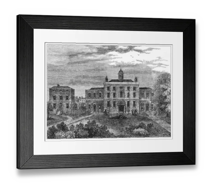 Framed Print : Smallpox Hospital Framed Print : Smallpox Hospital