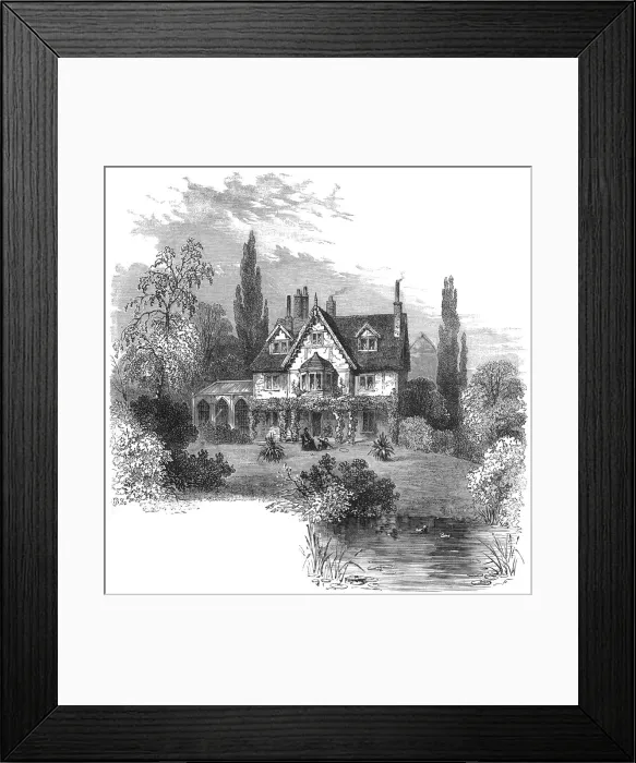 Framed Print : Ivy Cottage, Highgate Framed Print : Ivy Cottage, Highgate