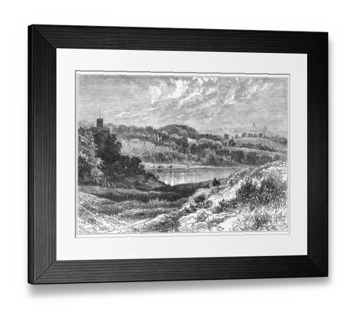 Framed Print : The Vale of Health Framed Print : The Vale of Health