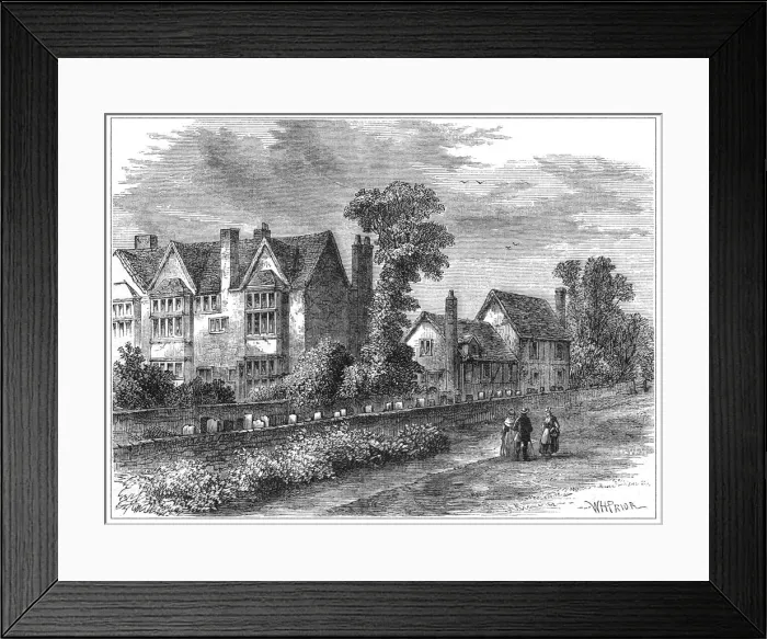 Framed Print : Black and White House Hackney Framed Print : Black and White House Hackney
