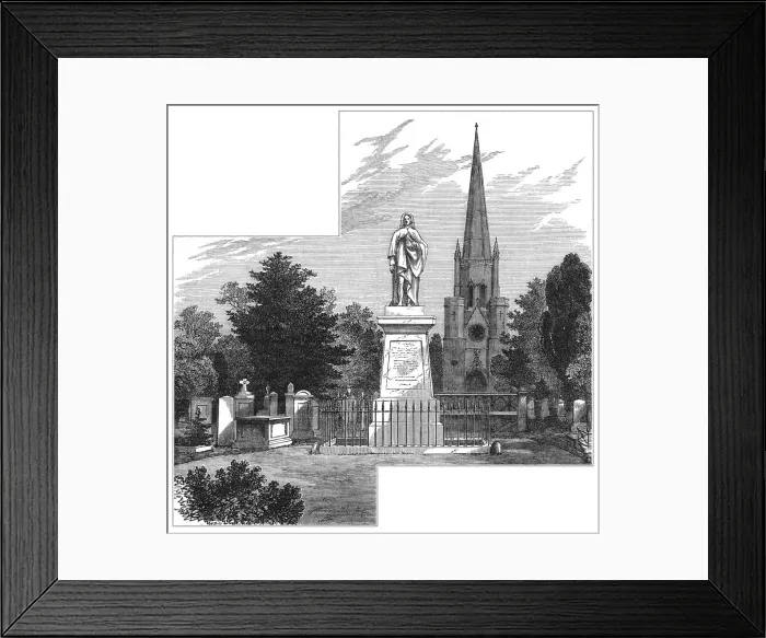 Framed Print : Dr Isaac Watts Monument Framed Print : Dr Isaac Watts Monument