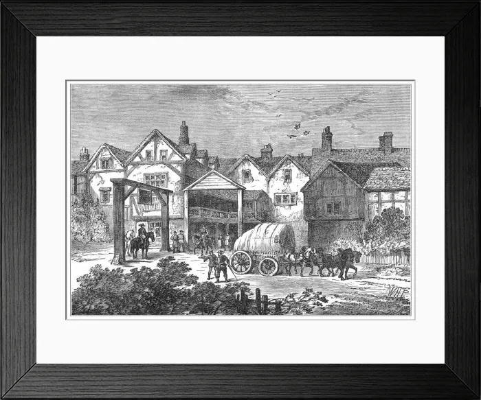 Framed Print : The old Tabard Inn Framed Print : The old Tabard Inn