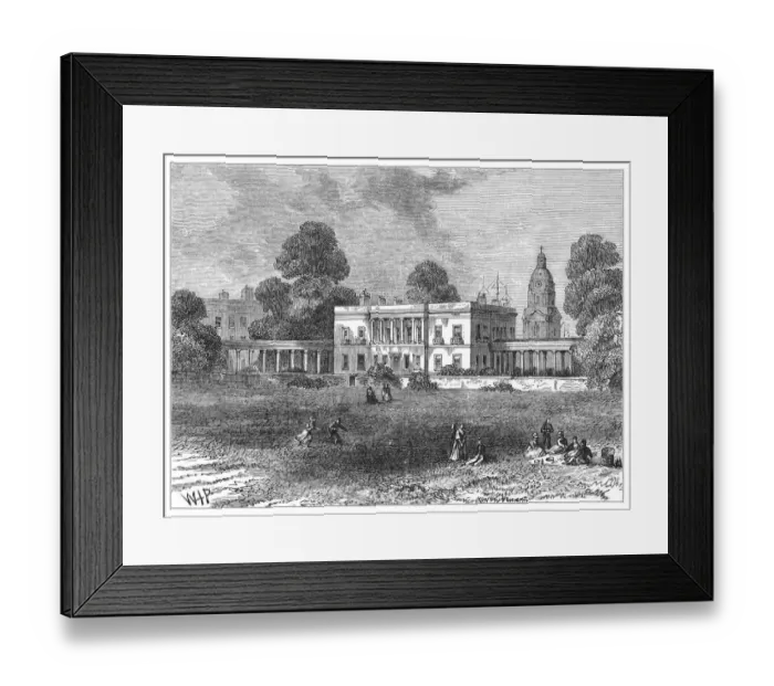 Framed Print : Naval School Greenwich