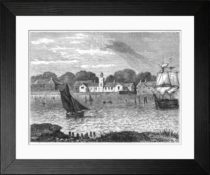 Framed Print : Duke of Norfolks Almshouses, Greenwich Framed Print : Duke of Norfolks Almshouses, Greenwich