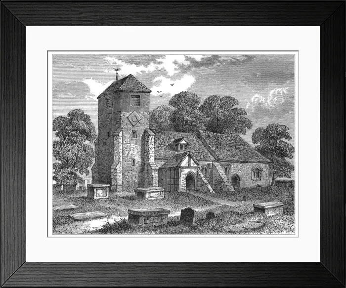 Framed Print : Lee Church Framed Print : Lee Church