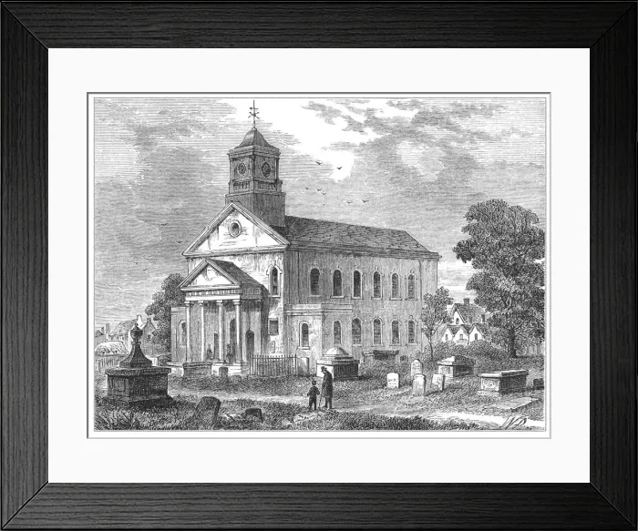 Framed Print : Old Newington Church Framed Print : Old Newington Church