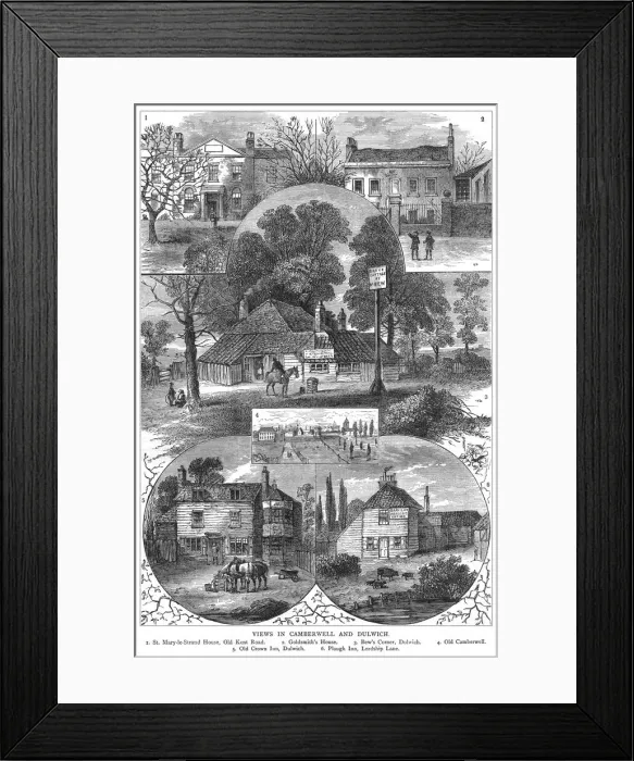 Framed Print : Camberwell and Dulwich Framed Print : Camberwell and Dulwich