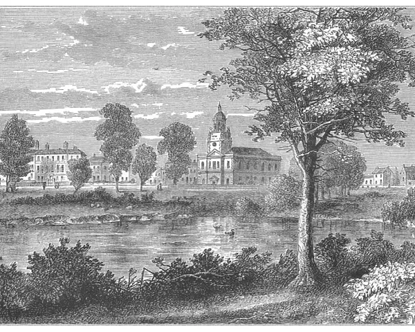 Clapham. A view of Clapham in 1790. Date: 1875