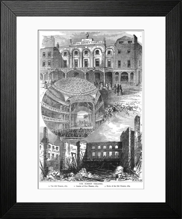 Framed Print : The Royal Surrey Theatre Framed Print : The Royal Surrey Theatre