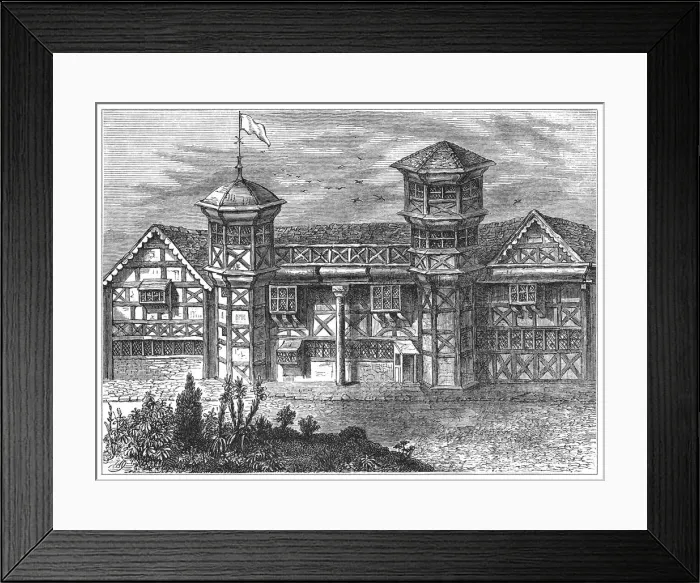 Framed Print : Manor House Vauxhall Framed Print : Manor House Vauxhall