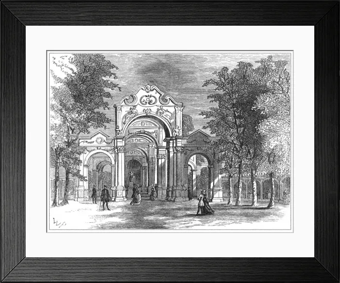 Framed Print : Vauxhall Gardens Framed Print : Vauxhall Gardens