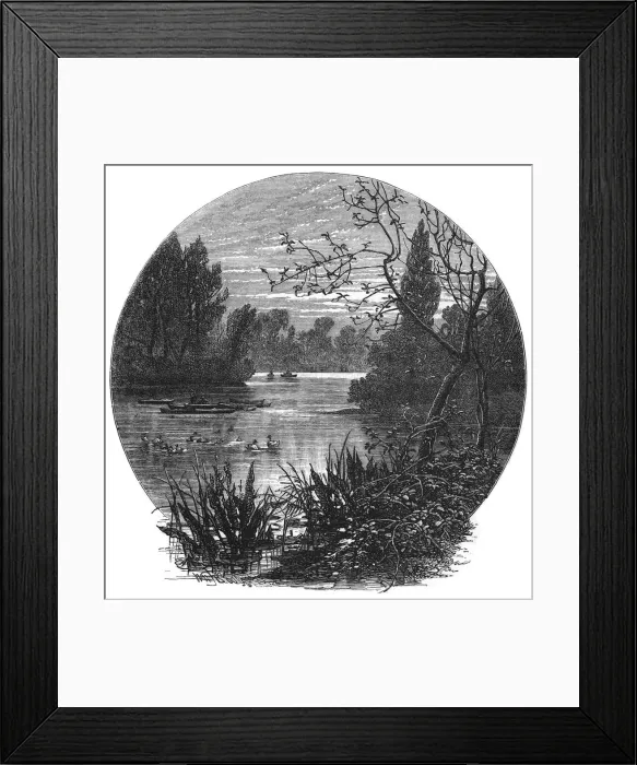 Framed Print : Battersea Park Framed Print : Battersea Park