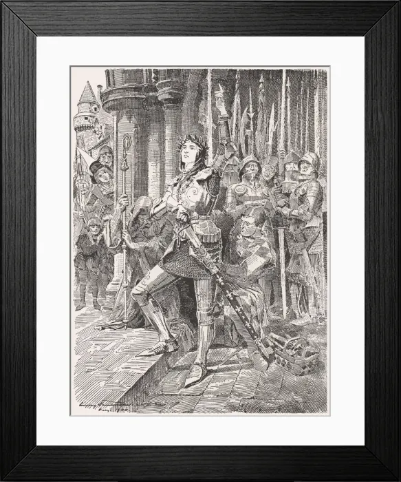 Framed Print : Joan of Arc Framed Print : Joan of Arc