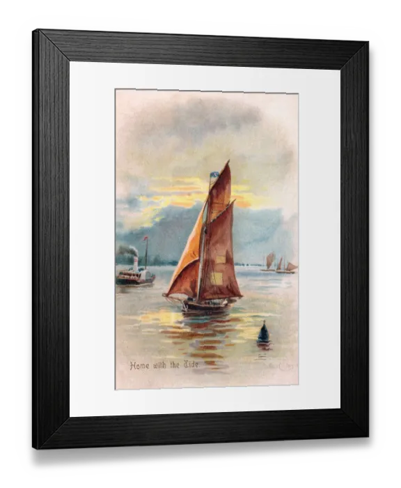 Framed Print : Thames Sailing Barge Framed Print : Thames Sailing Barge