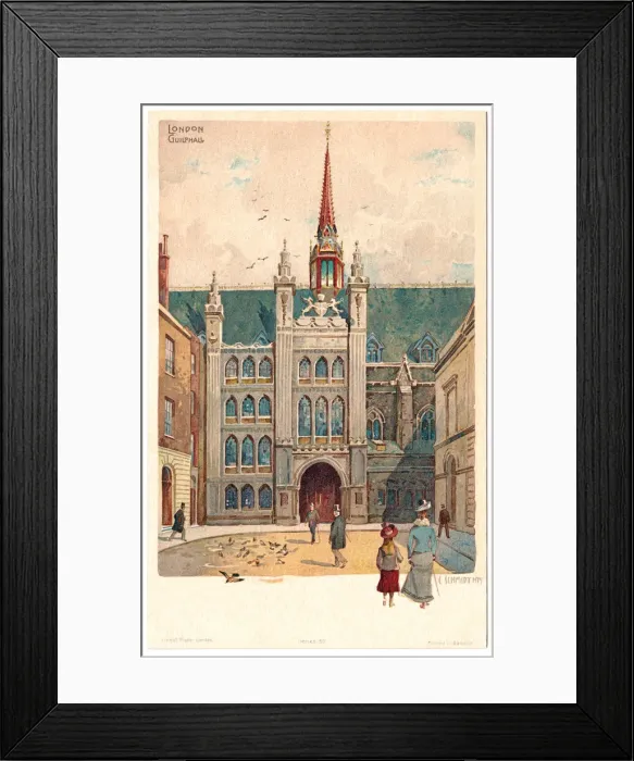 Framed Print : London Guildhall Framed Print : London Guildhall
