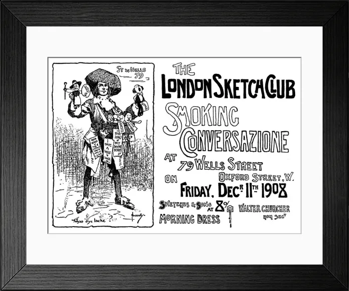 Framed Print : The London Sketch Club Framed Print : The London Sketch Club