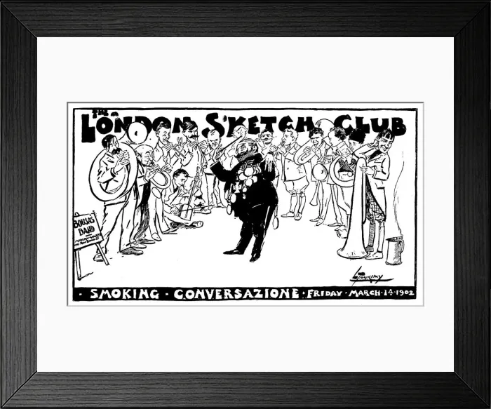 Framed Print : The London Sketch Club Framed Print : The London Sketch Club