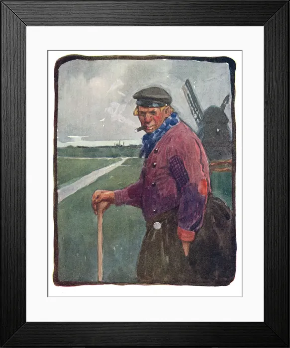 Framed Print : Dutch Peasant Framed Print : Dutch Peasant