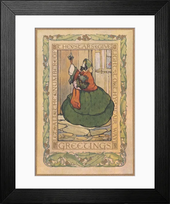 Framed Print : Xmas Greeting Card Framed Print : Xmas Greeting Card