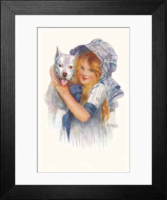 Framed Print : Portrait of a girl Framed Print : Portrait of a girl