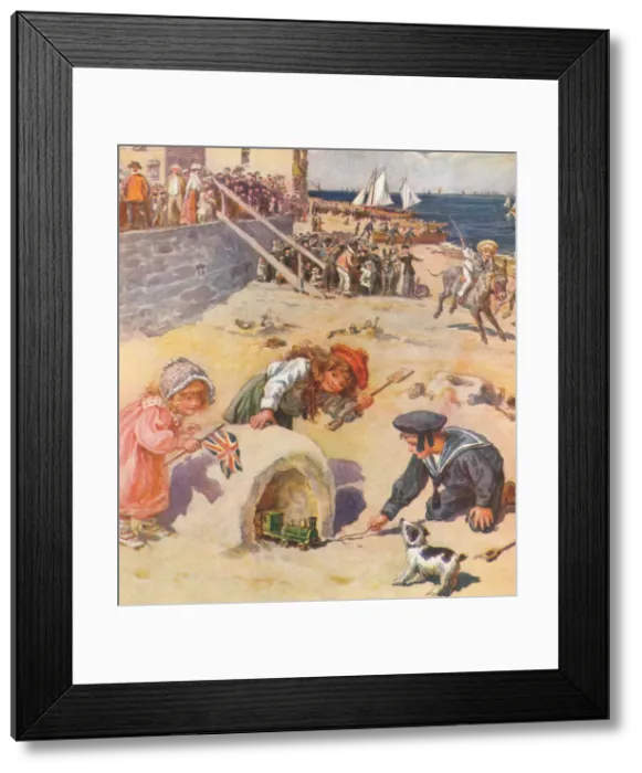 Framed Print : Children at Play Framed Print : Children at Play