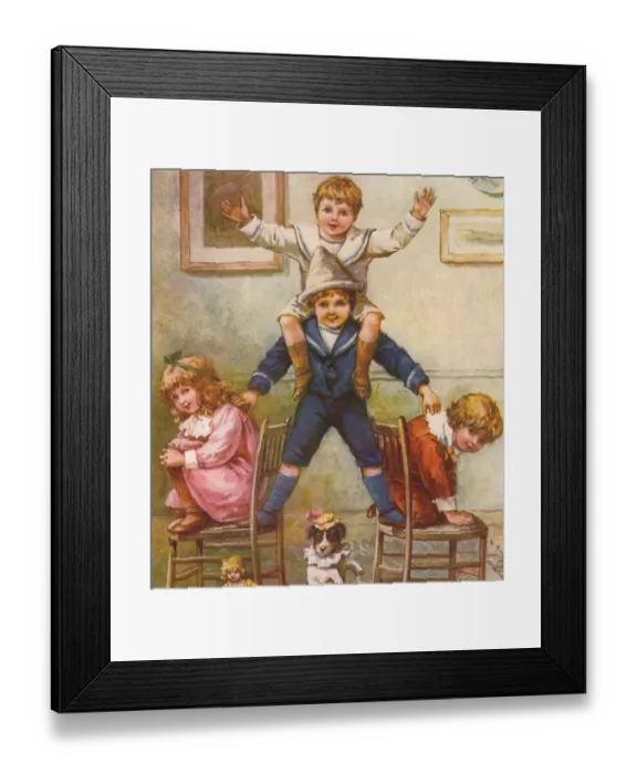 Framed Print : Children at Play Framed Print : Children at Play