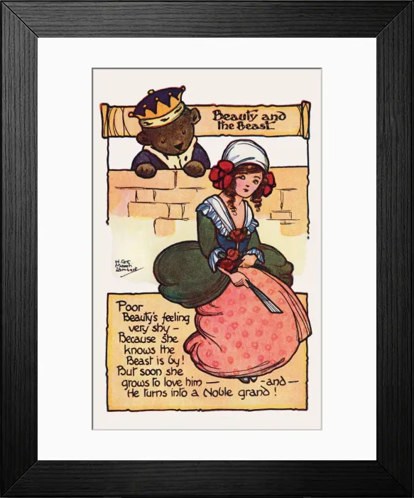 Framed Print : Beauty and the Beast Framed Print : Beauty and the Beast