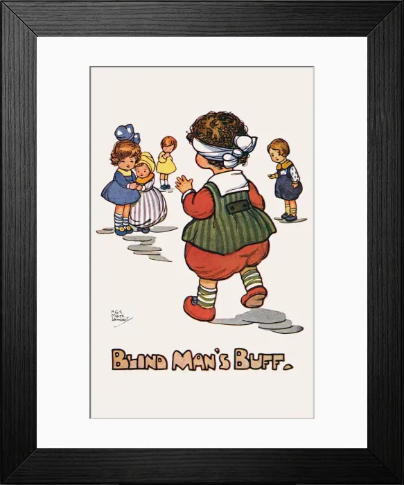 Framed Print : Blind Mans Buff Framed Print : Blind Mans Buff
