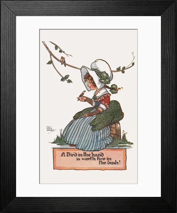 Framed Print : A Bird in Hand Framed Print : A Bird in Hand