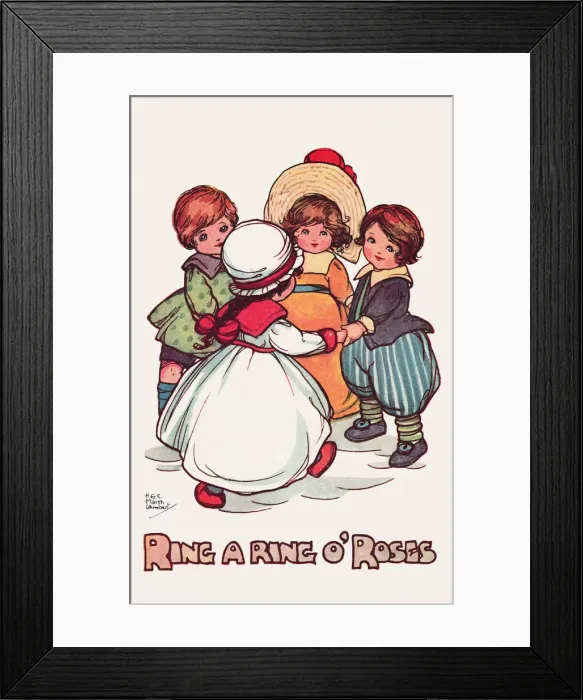 Framed Print : Ring-a-Ring-a-Roses Framed Print : Ring-a-Ring-a-Roses