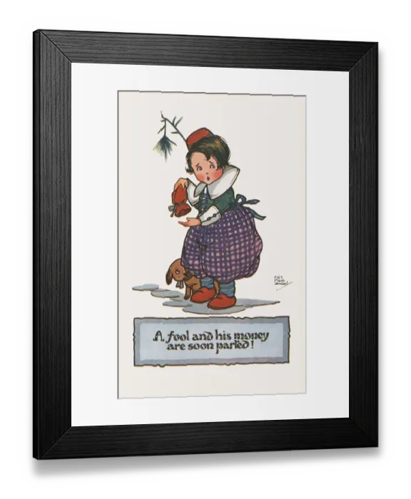 Framed Print : A Fool and His Money Framed Print : A Fool and His Money