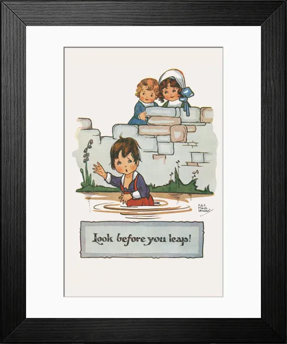 Framed Print : Look Before You Leap Framed Print : Look Before You Leap