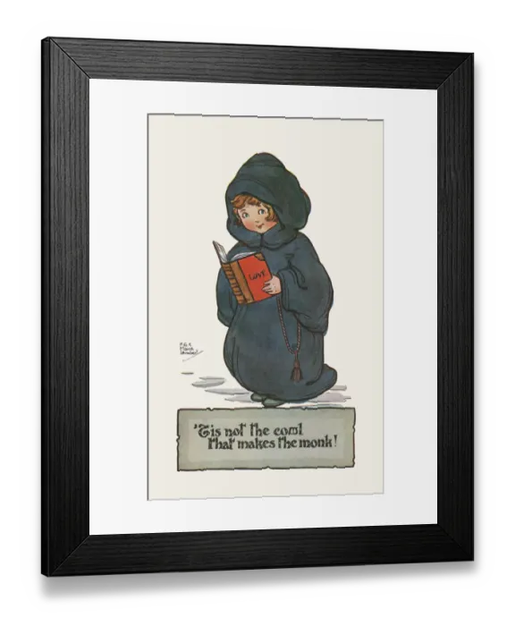 Framed Print : Tis not the Cowl Framed Print : Tis not the Cowl