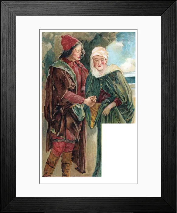 Framed Print : Shakespearean Characters Framed Print : Shakespearean Characters