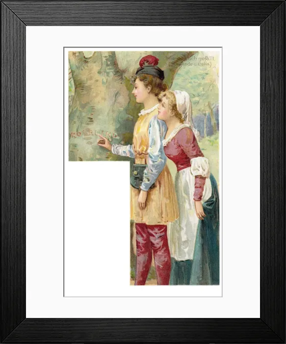 Framed Print : Shakespearean Characters Framed Print : Shakespearean Characters