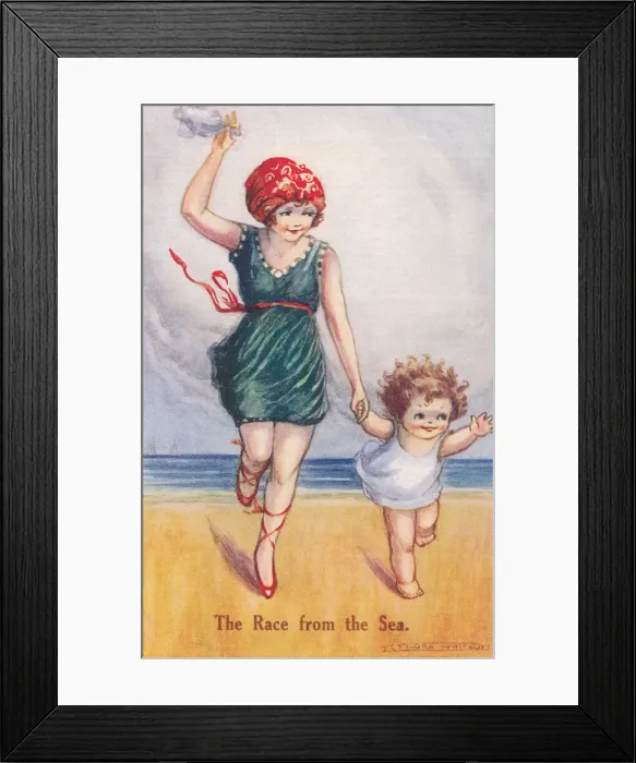 Framed Print : At the Seaside Framed Print : At the Seaside