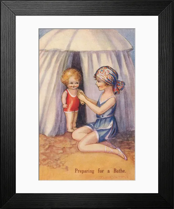 Framed Print : At the Seaside Framed Print : At the Seaside