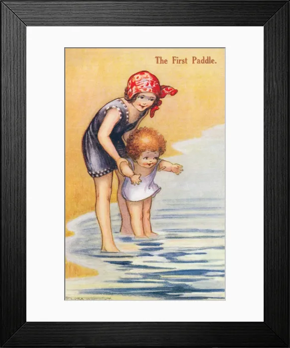 Framed Print : At the Seaside Framed Print : At the Seaside