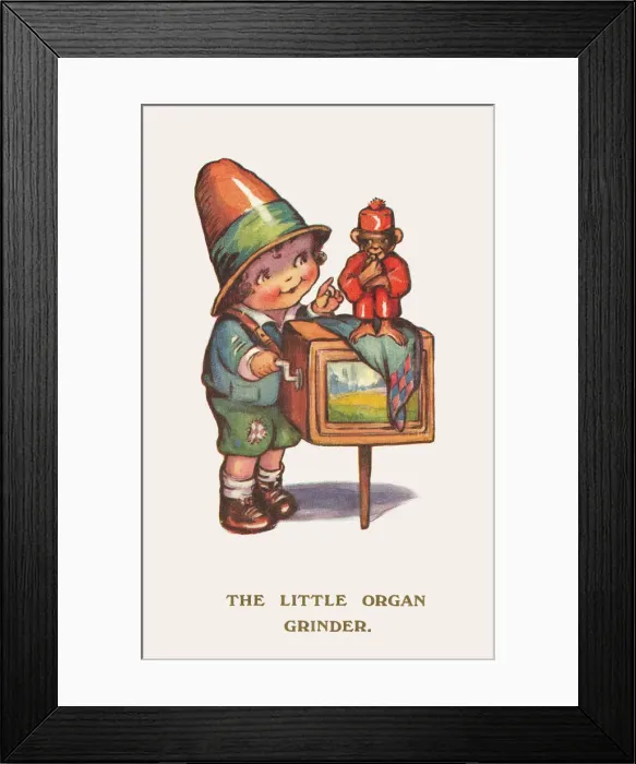 Framed Print : Organ Grinder Framed Print : Organ Grinder