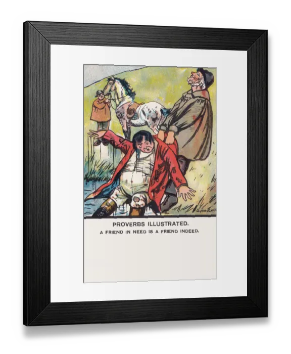 Framed Print : Humorous Proverb Framed Print : Humorous Proverb