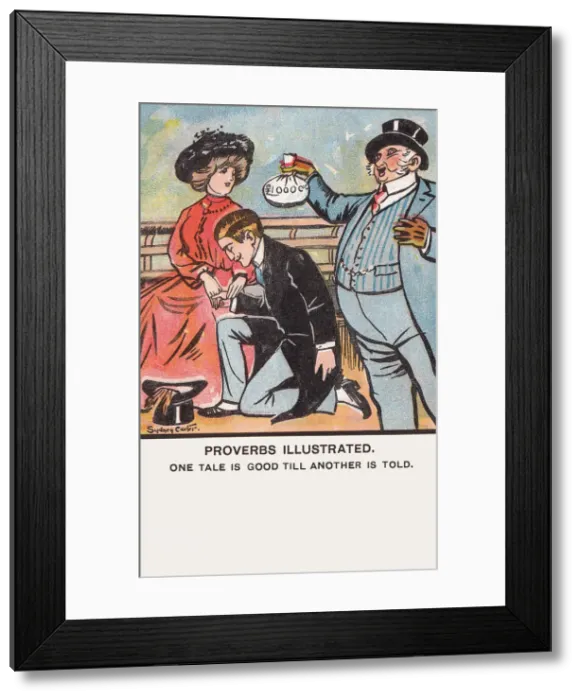 Framed Print : Humorous Proverb Framed Print : Humorous Proverb