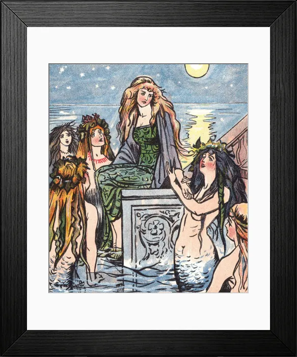 Framed Print : The Little Mermaid Framed Print : The Little Mermaid