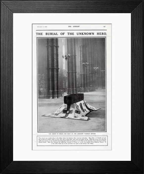 Framed Print : The Burial of the Unknown Hero