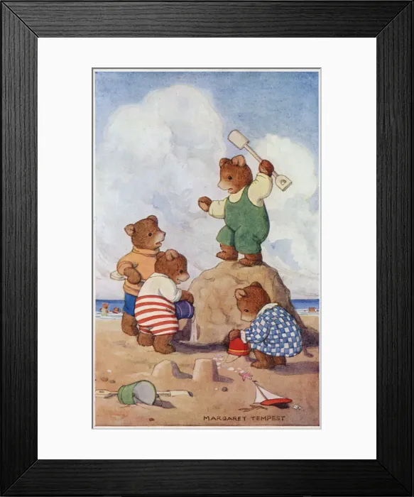 Framed Print : King of the Castle by Margaret Tempest Framed Print : King of the Castle by Margaret Tempest