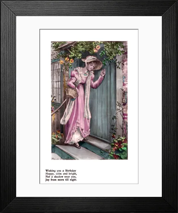 Framed Print : Birthday Greeting Framed Print : Birthday Greeting