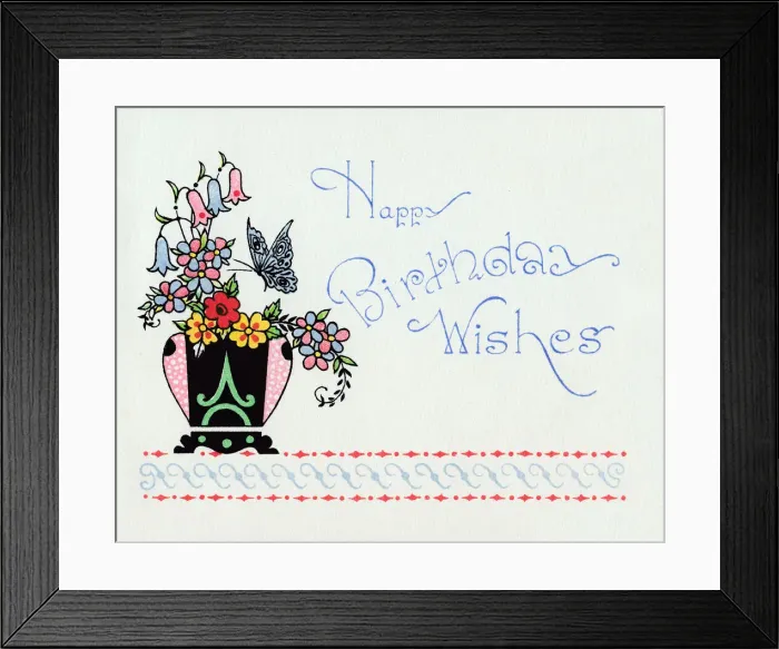 Framed Print : Birthday Greeting Framed Print : Birthday Greeting