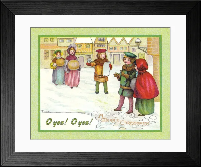 Framed Print : Carol Singers Framed Print : Carol Singers