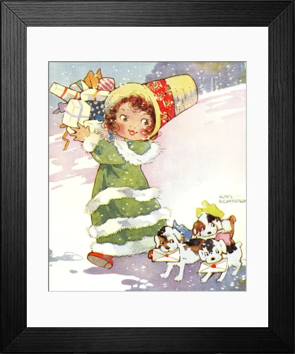 Framed Print : Christmas Scene Framed Print : Christmas Scene