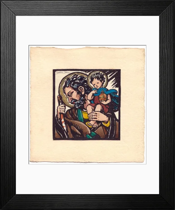 Framed Print : Joseph and Jesus Framed Print : Joseph and Jesus