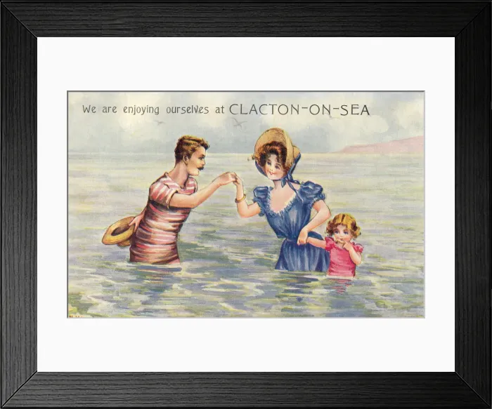 Framed Print : Edwardian Bathing Framed Print : Edwardian Bathing